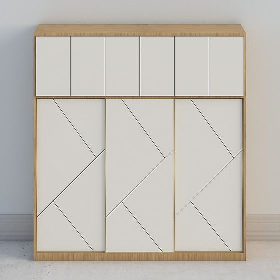 Geometric Harmony Cabinet 3D model