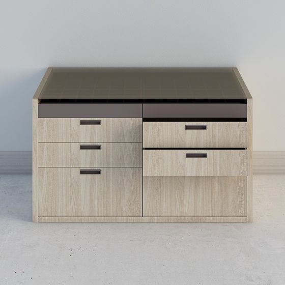 Urban Cottage Storage Cabinet 3D model