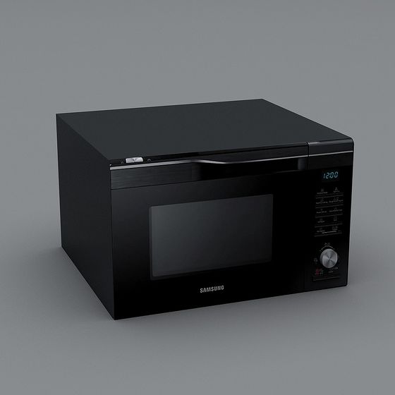 Modern Samsung Microwave 3D model for Contemporary Homes