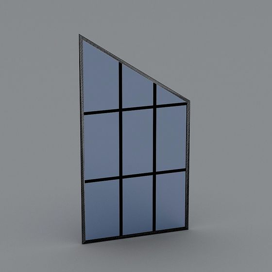 Low Poly Geometric Window 3D model
