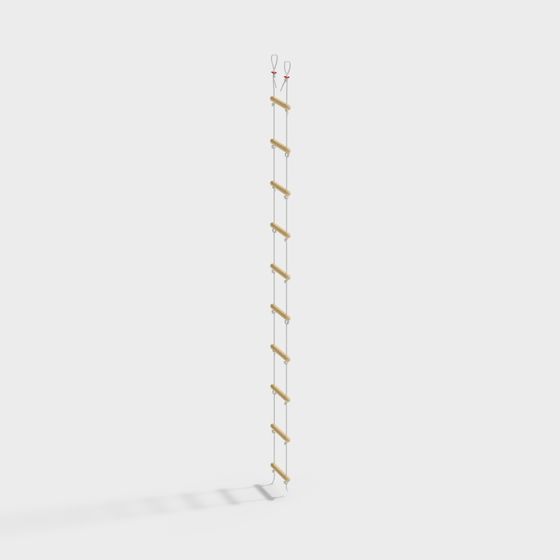 Swing Ladder 3D model - Creative Design for Indoor and Outdoor