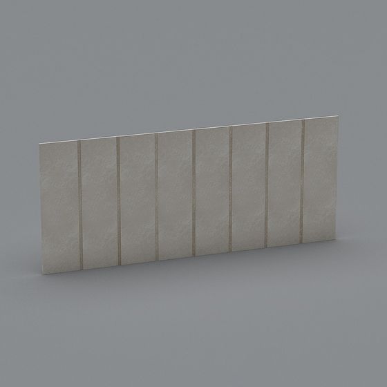Minimalist Low-Polygon Wall Panel 3D Model