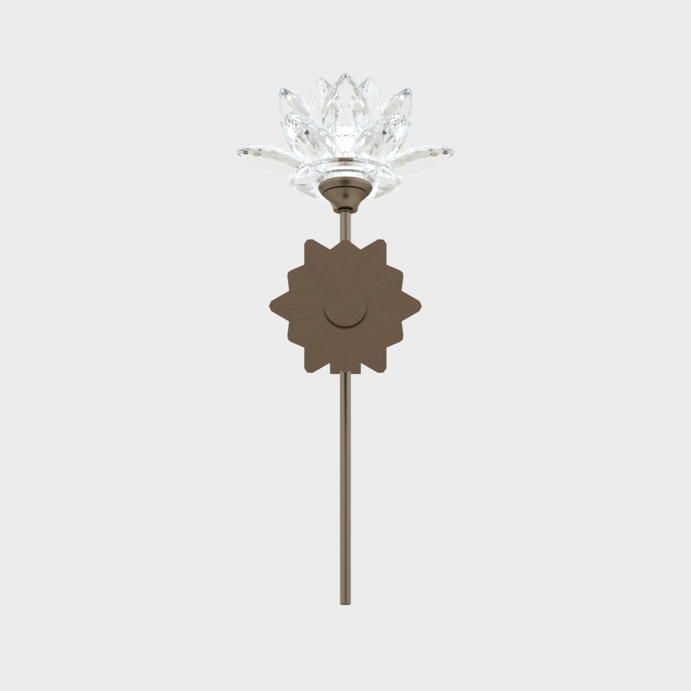 Crystal Lotus Wall Lamp 3D model