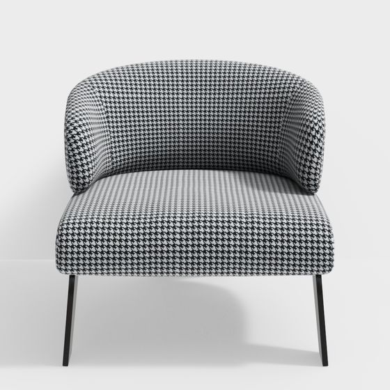 Houndstooth Armchair 3D model