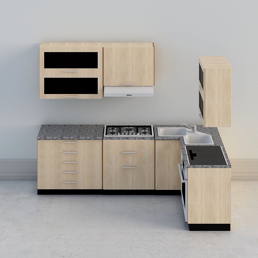 kitchen cabinet setup to coohom 1