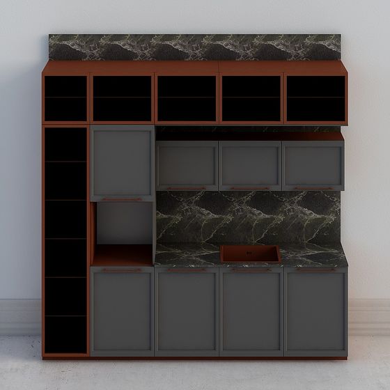 Urban Storage Cabinet 3D model