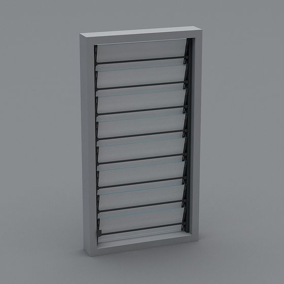Urban Louver Window 3D model