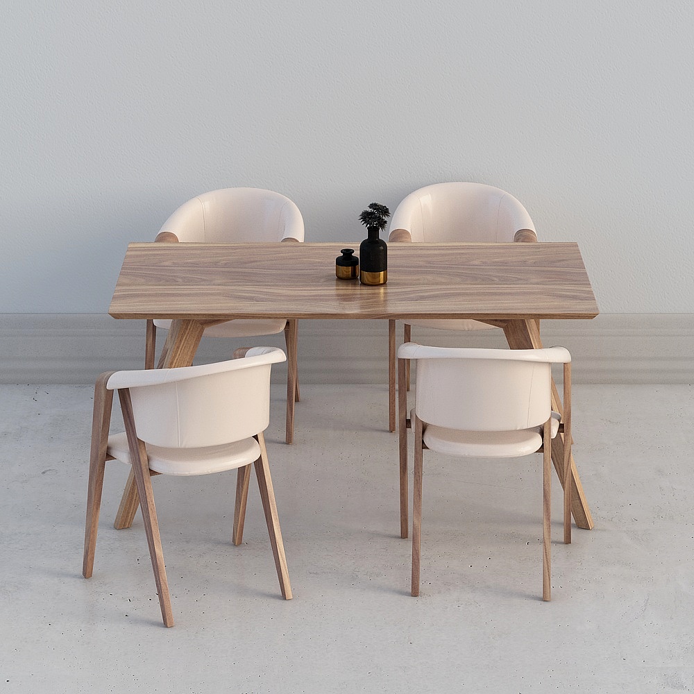 VP_Free_Table_Chairs_Vray
