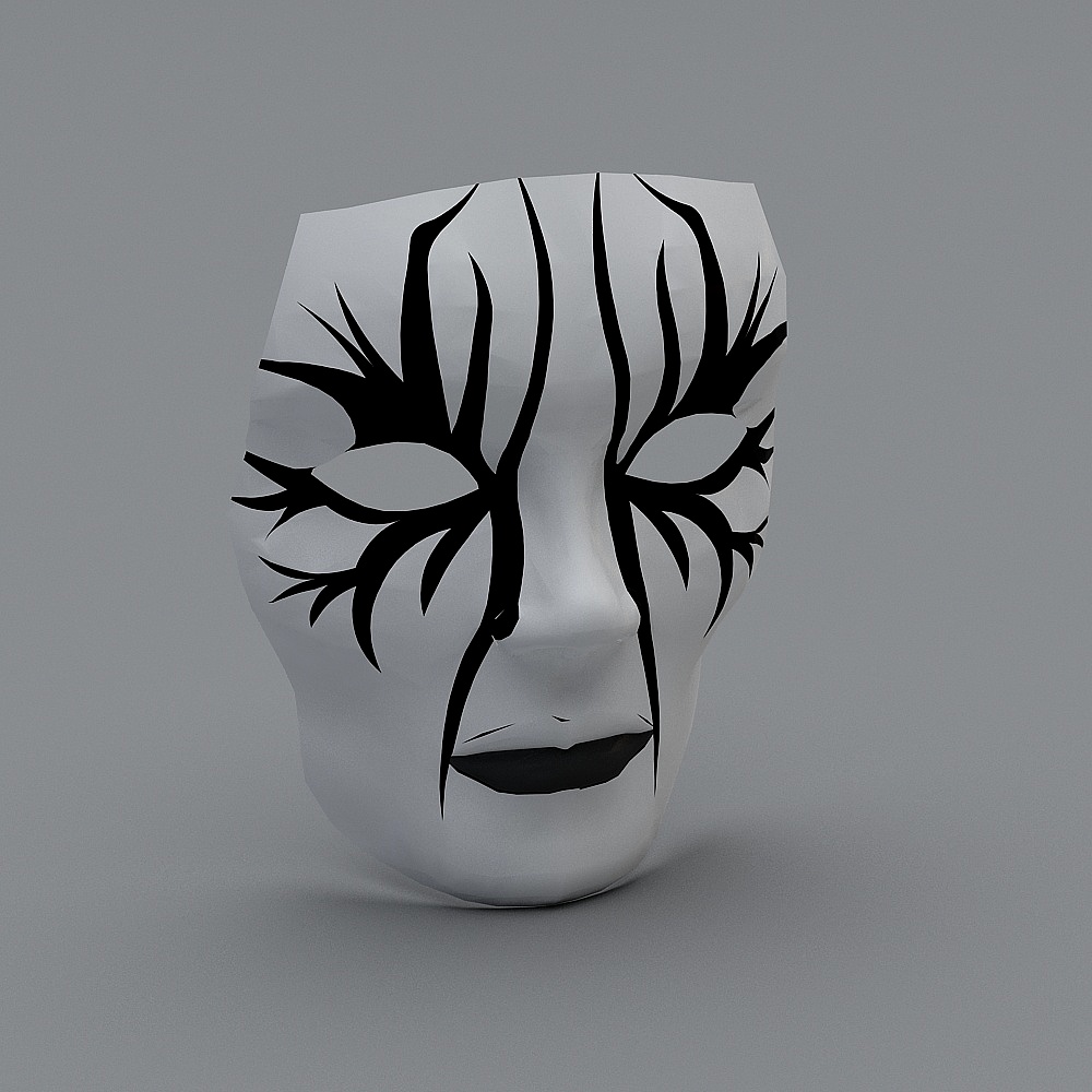 Mystical Guardian 3D Mask Model