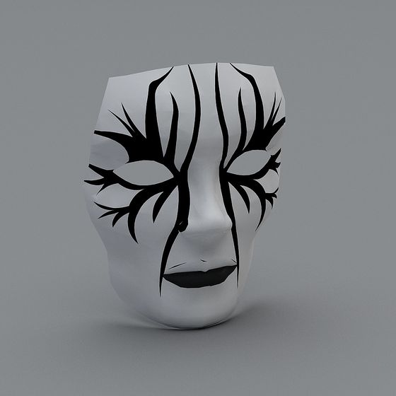 Mystical Guardian 3D Mask Model