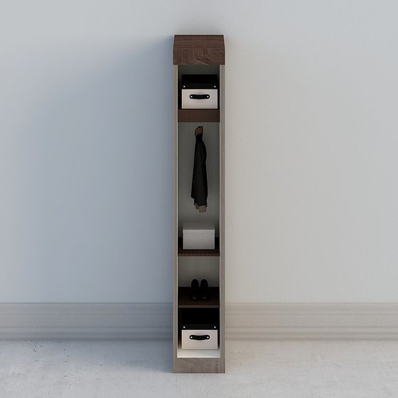 Modern Wall-Mounted Storage Cabinet 3D model