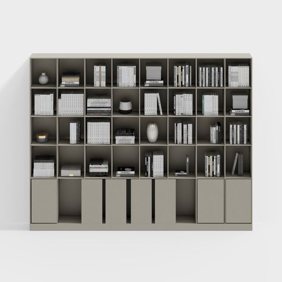 Urban Elegance Bookshelf 3D model