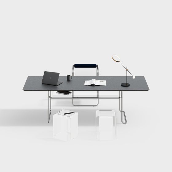 Combinazione Scrivania e Sedia Moderna