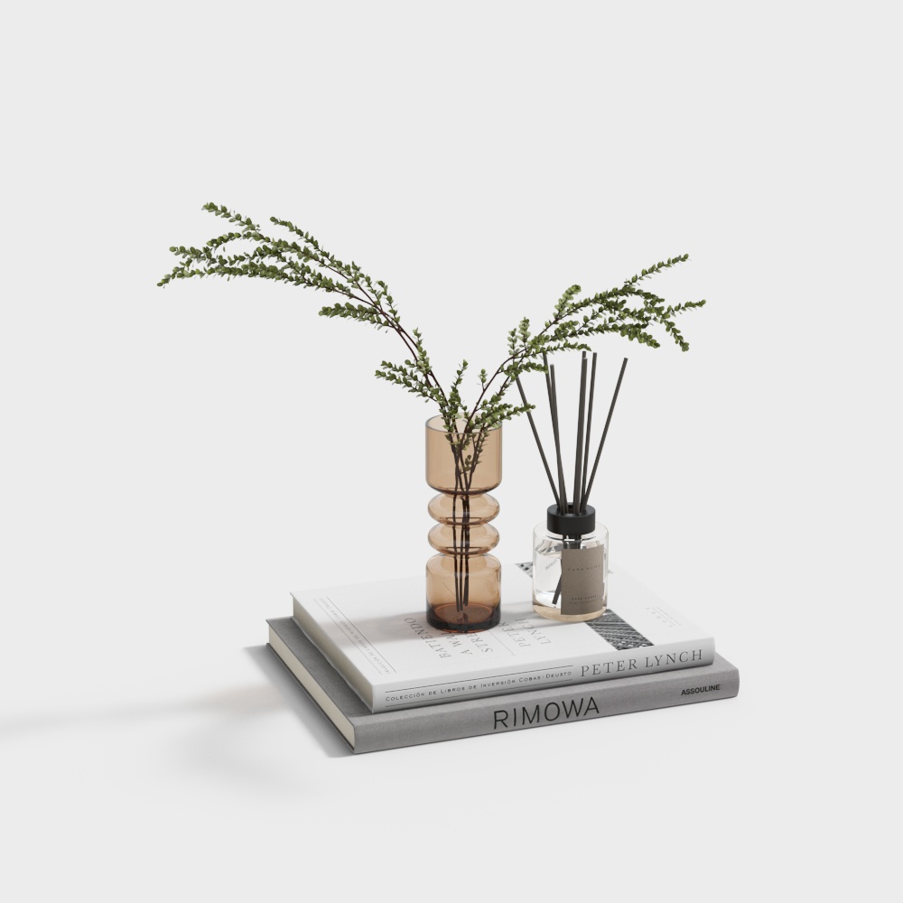 Stylish Desk Corner 3D model for Modern Interiors