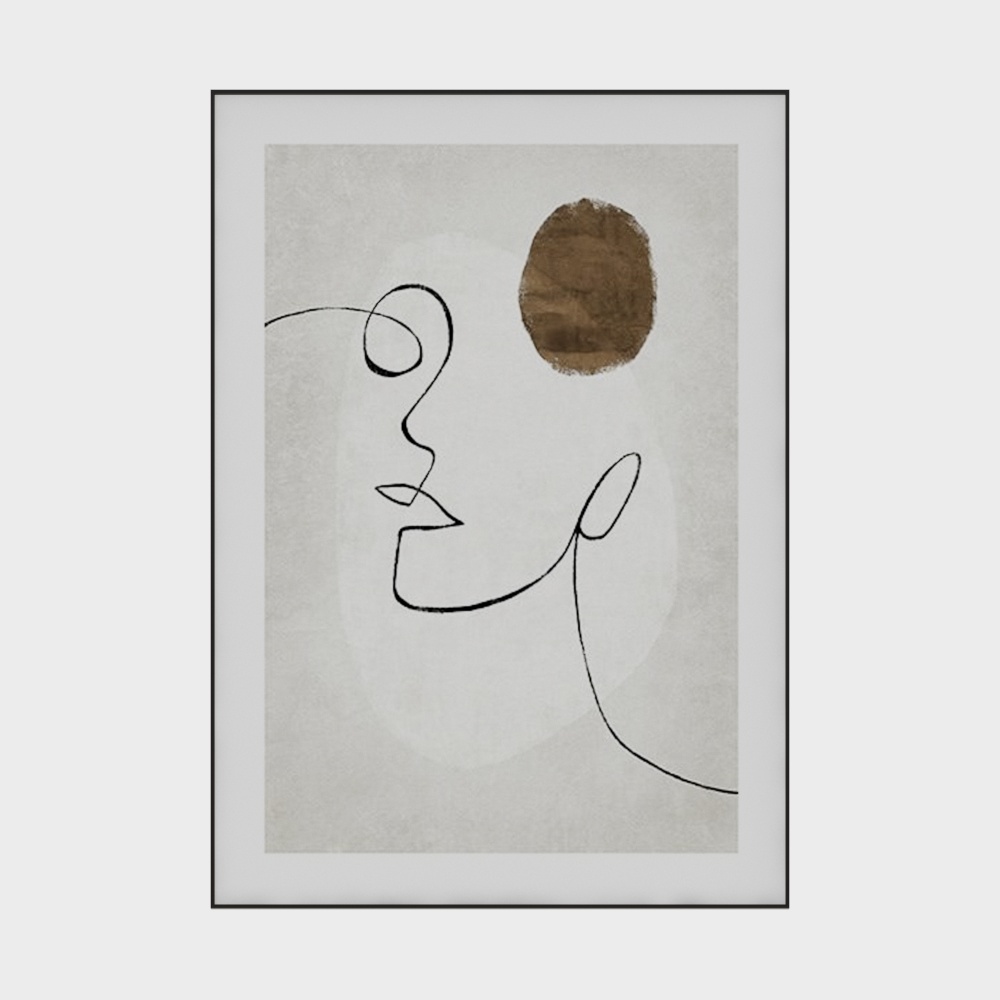 Abstract Line Figure 3D Model