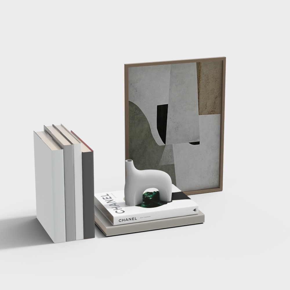 Urban Corner 3D model - A Blend of Minimalism and Elegance