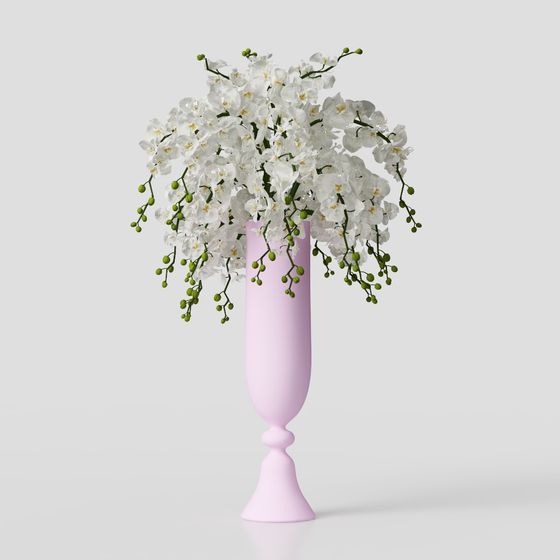 Phalaenopsis Orchid Bouquet 3D model
