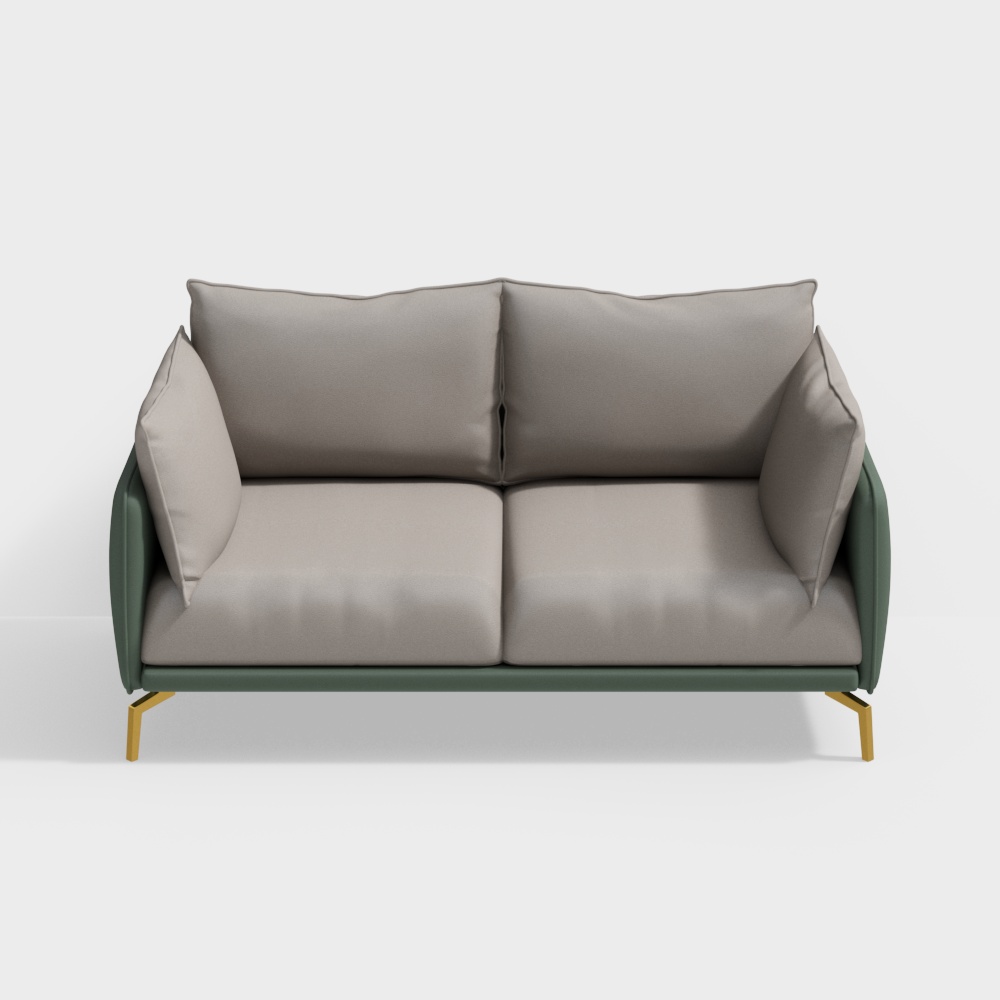 1.7м двухместный диван - BSVS010K-Рейн