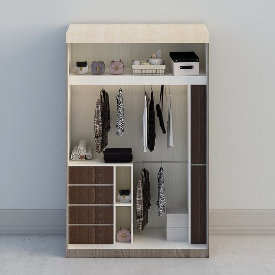 Stylish Urban Closet 3D model for Modern Interiors