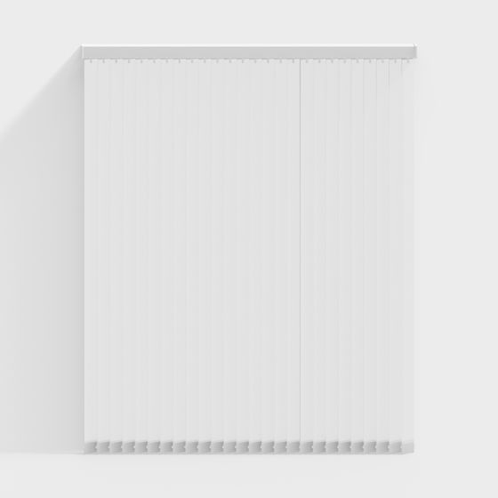Modern Minimalist 3D Shutter Model