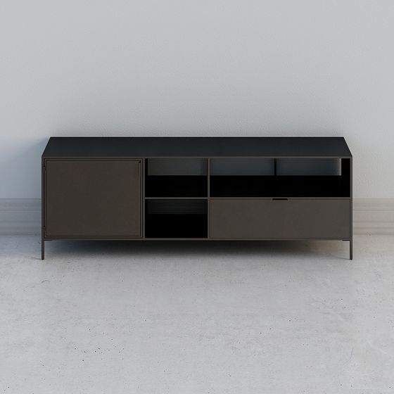 Modern Minimalist TV Cabinet 3D model