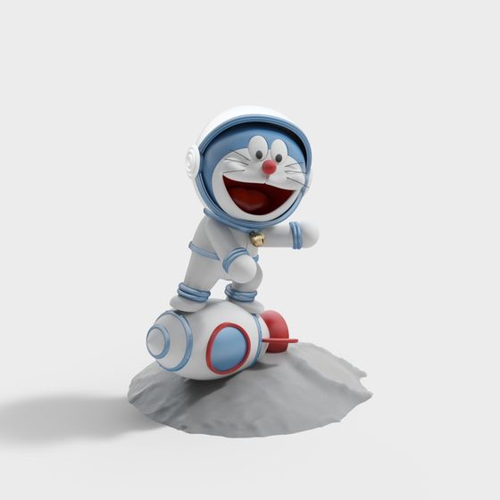 Doraemon Astronaut 3D model