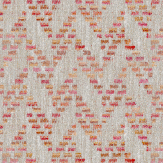 Stylish Bru Buru Orange Jacquard 3D Model for Decorative Textiles