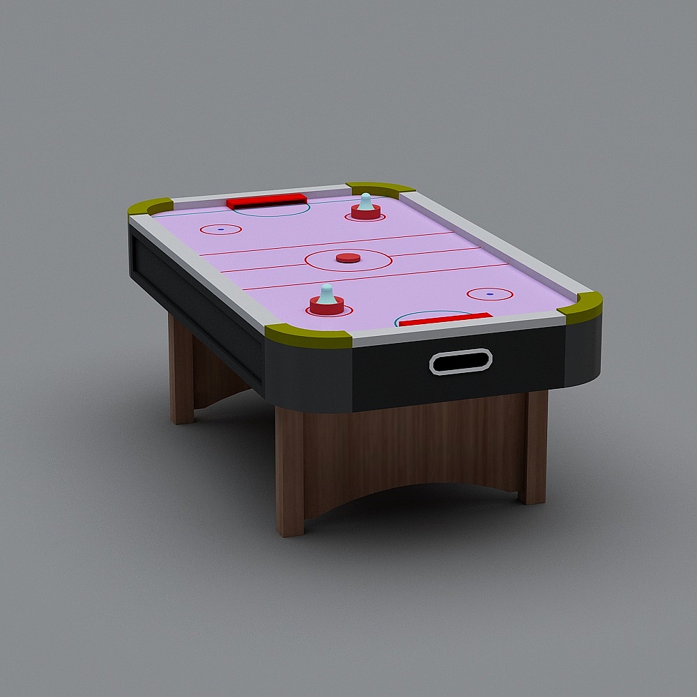 Low Poly Pool Table 3D model