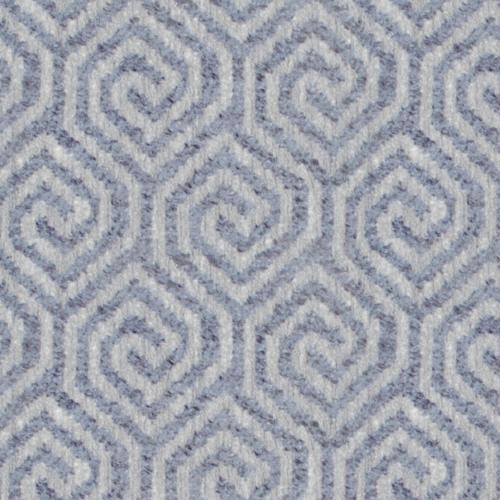 bru Buru_geometric_blue_jacquard_Barbados