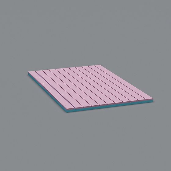 Striped Floor 3D model