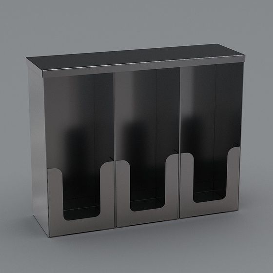 City Window Cabinet 3D model
