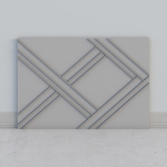 Stylish Geometric Low-Poly 3D Model for Modern Projects