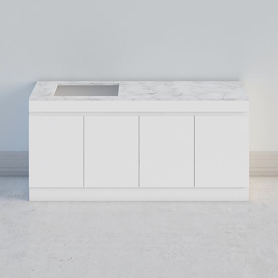 Urban Minimalist Bathroom Cabinet 3D model