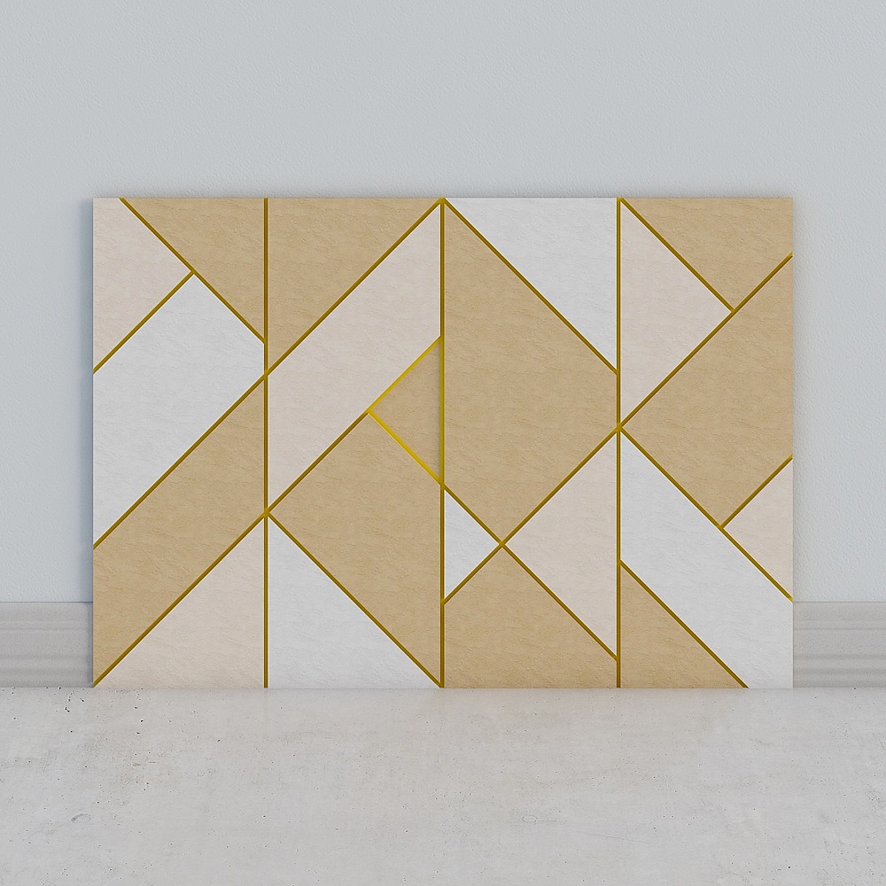 Unique Geometric Pattern 3D Model Design