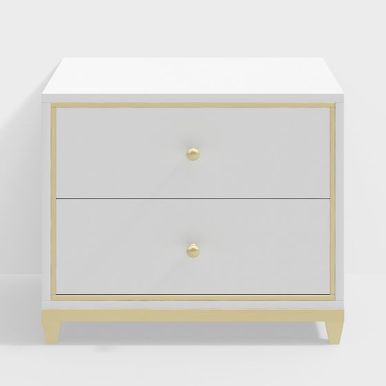 Luxe Nightstand 3D model