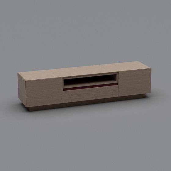 Modern Minimalist TV Stand 3D model