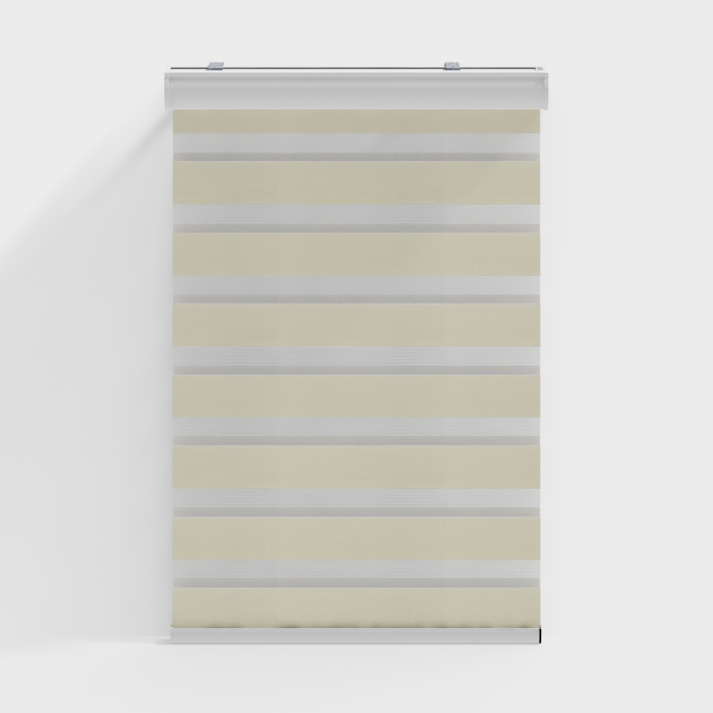 Low Poly Elegant Curtain 3D Model