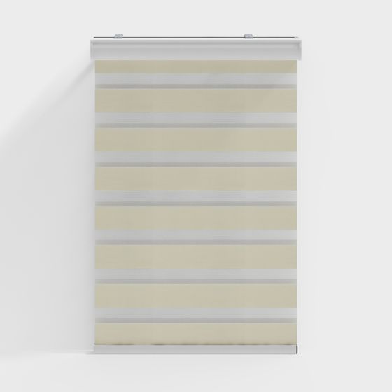 Low Poly Elegant Curtain 3D Model