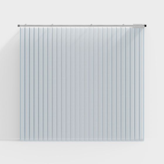 Modern Vertical Blinds 3D Model for Creative Spaces
