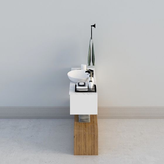Minimalist Bathroom Sink 3D model