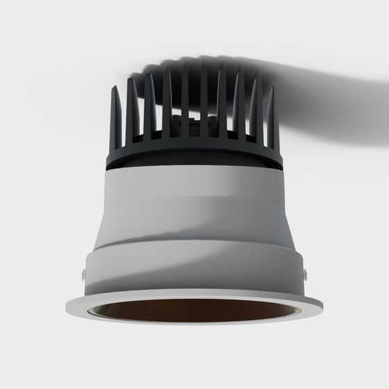 Minimalist Low-Poly Lamp 3D Model