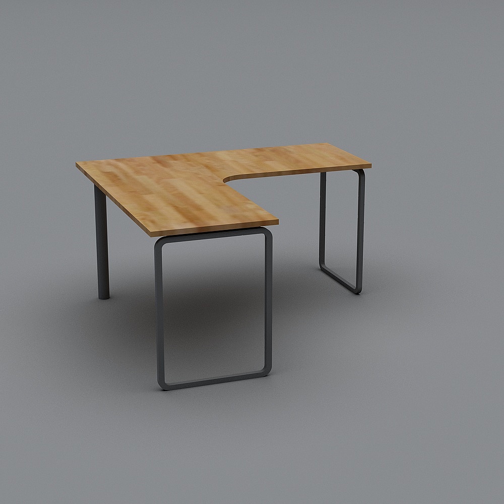 L shape table