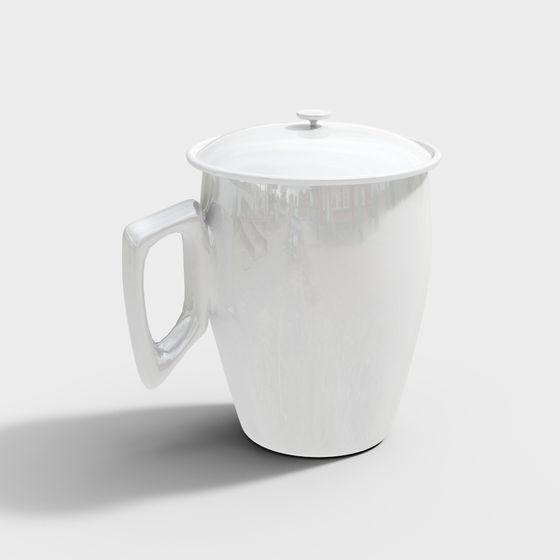 Elegant Ceramic Cup 3D model for Creative Projects