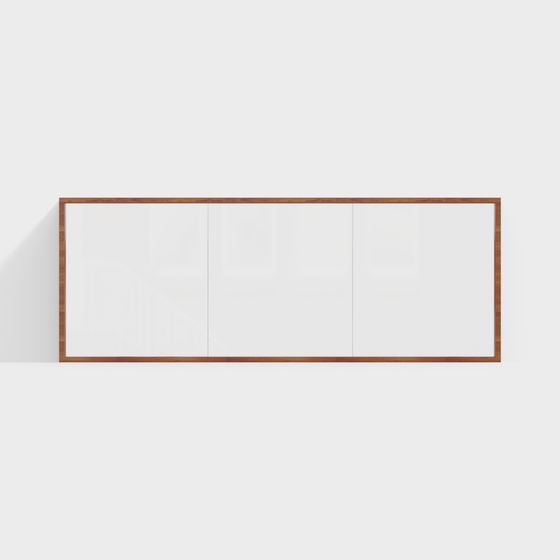 Brown Decorative Window 3D Model for Elegant Interiors