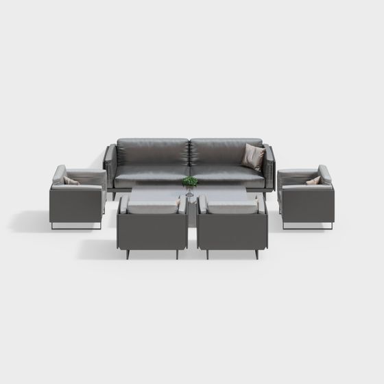 사무실 소파 세트