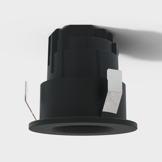 Modern Low-Poly Light Fixture 3D model for Creative Spaces