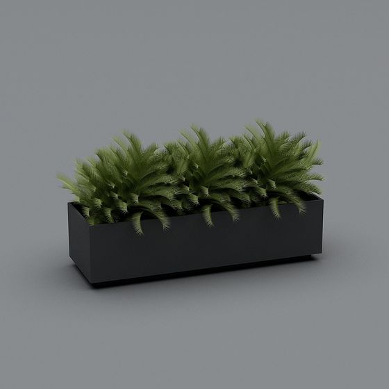 City Oasis Low-Polygon Plant Pot 3D model