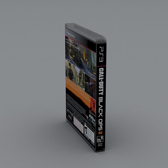 Call of Duty: Black Ops II PS3 Game Case 3D model
