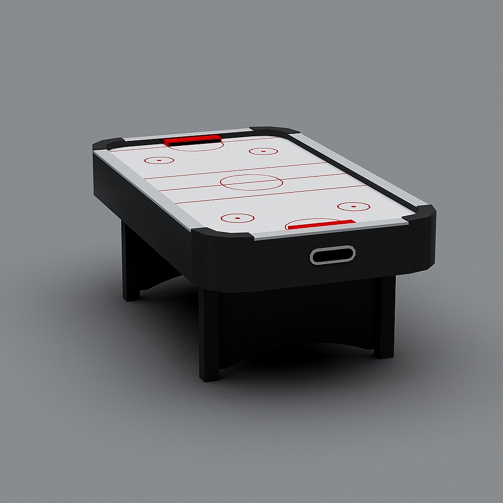 Modern Tabletop Air Hockey Table 3D model