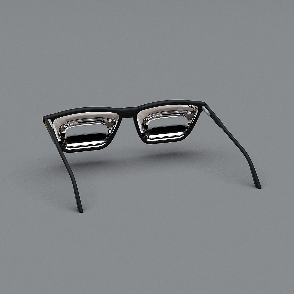 Futuristic 3D Glasses Model Design